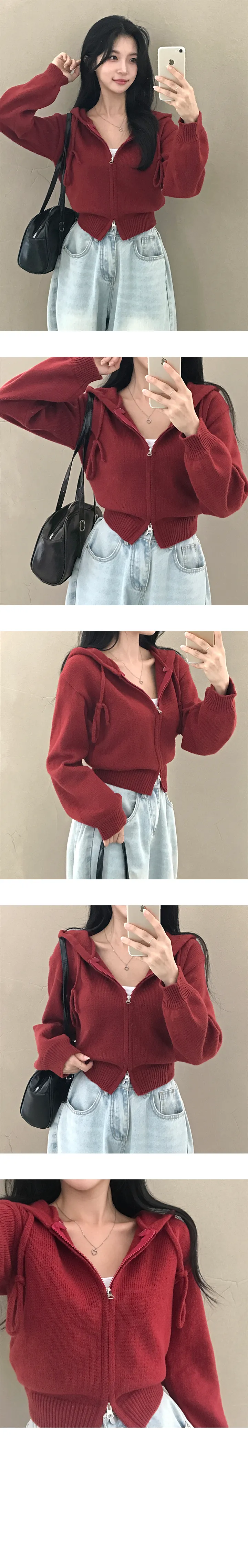 *묶음할인[국내제작/크롭기장] 크런키 투웨이 후드집업 상세 이미지 11