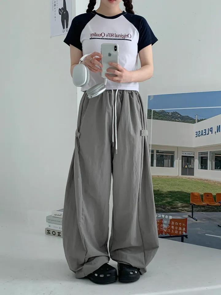 [UNISEX]알로 사이드 스냅 벌룬팬츠 상세 이미지 3