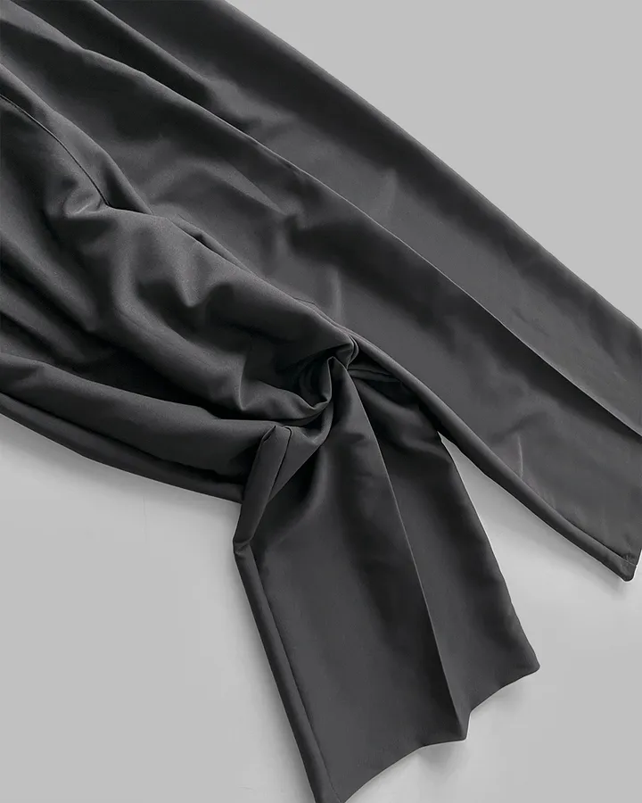 [~3XL/2기장] 르네상스 모더니즘 더블 핀턱 통 와이드 루즈핏 슬랙스 긴바지 롱팬츠 상세 이미지 79