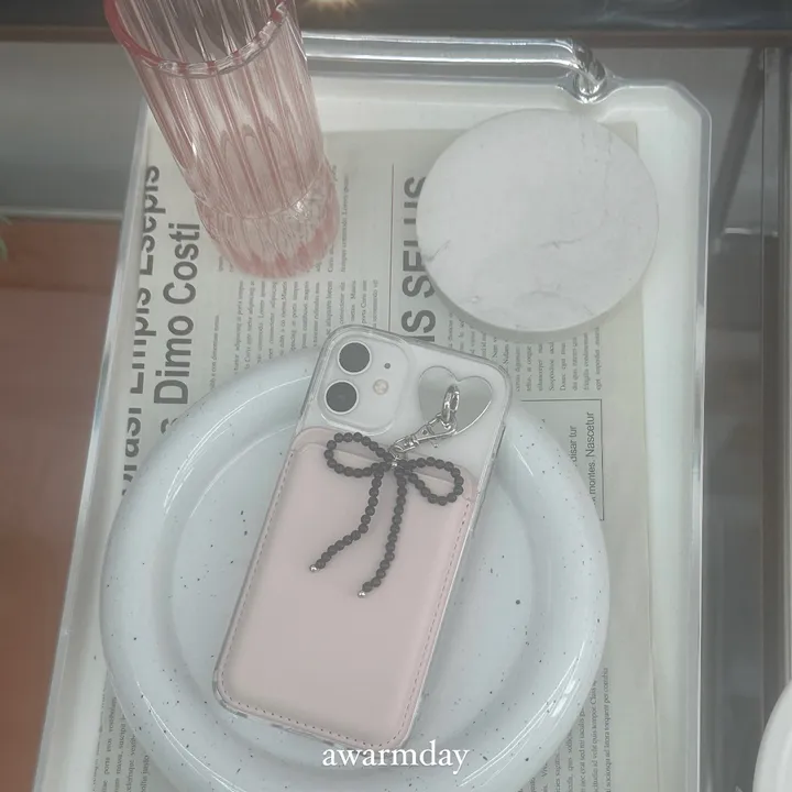 리뷰 1000+🎀 Ballet ribbon mac safe case set 발렛 리본 맥세이프 하드 케이스 세트 상세 이미지 47