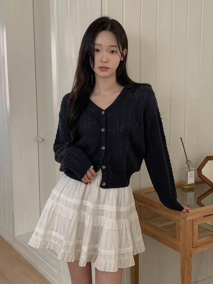 [핏추천!/국내제작] 더니드 꽈배기 케이블 루즈핏 긴팔 가디건 5colors 상세 이미지 24