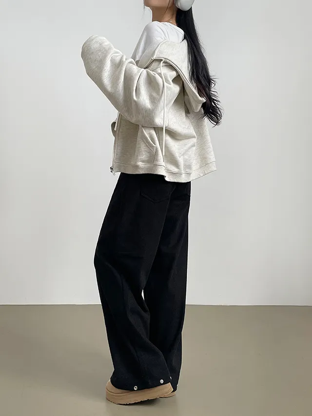 [한파대비/3기장~2XL!] 스냅버튼 융기모 코듀로이 골덴 폴딩 와이드팬츠 4color 상세 이미지 41