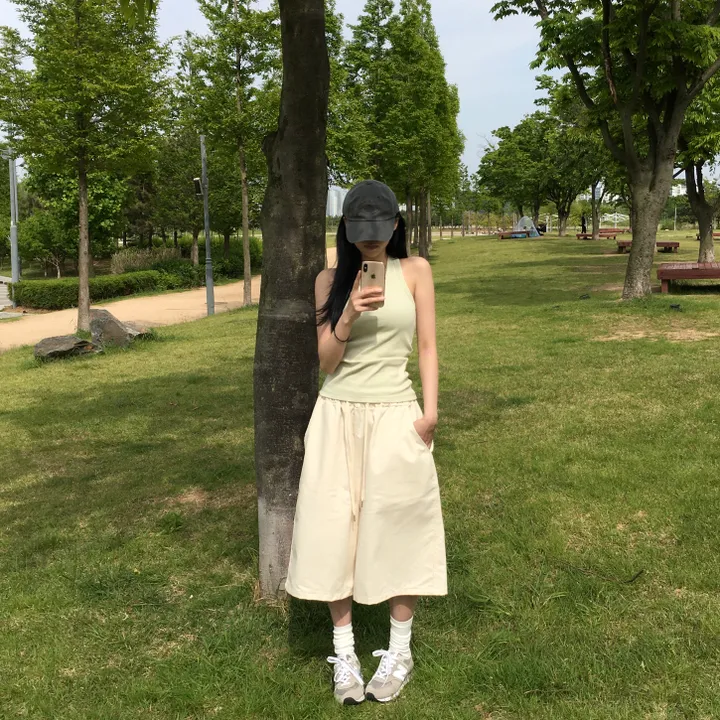 [*극찬핏]하프 생지 버뮤다 pt : half bermuda pants - 3 color 상세 이미지 6