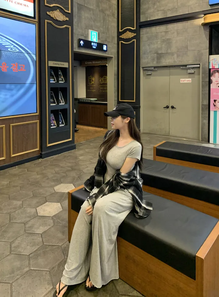후리 훌 핀턱 와이드 트레이닝 팬츠 상세 이미지 20
