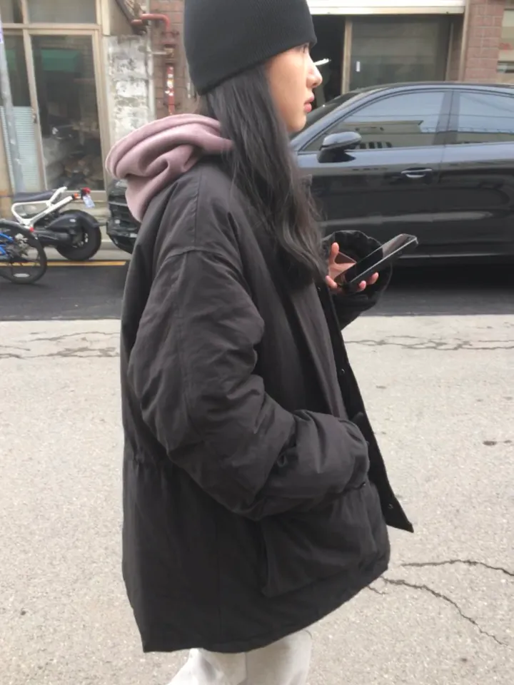 빈티지 하프 패딩 야상 상세 이미지 7