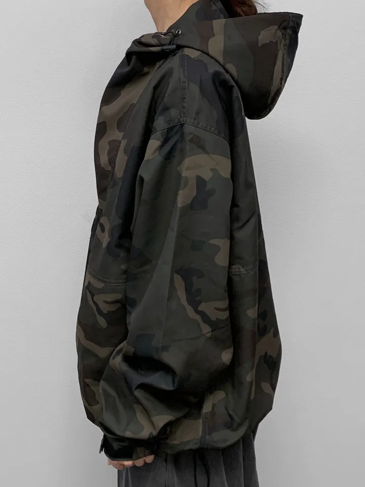 [🖤unisex] 카모 윈드 브레이커 상세 이미지 21
