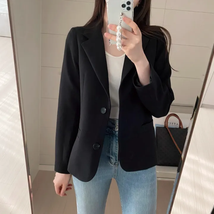 (어깨패드없는 국내 고퀄) 와이 심플 베이직 자켓 상세 이미지 20