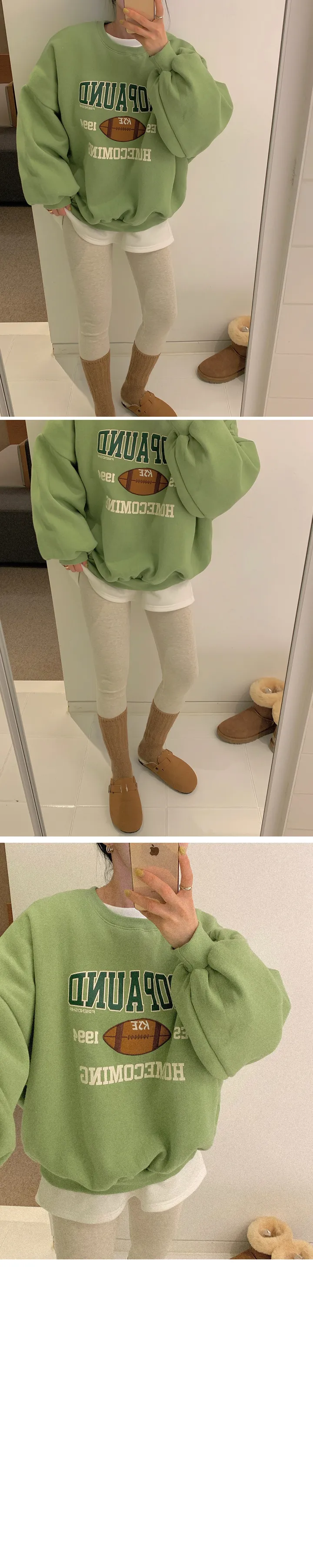 [데일리템/따뜻해요☕]스판 피치 기모 레깅스 (4color) 상세 이미지 5