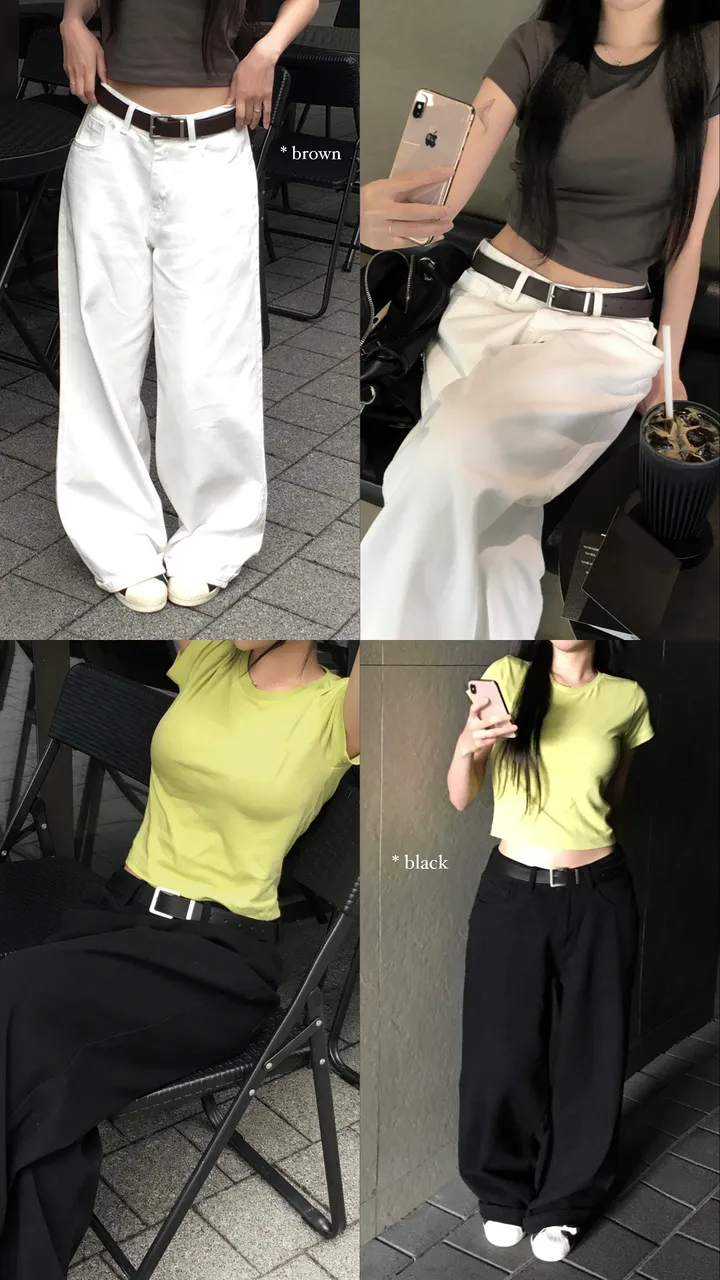 [*코디활용🤎]터드 사각 벨트 : turd square belt - 3 color 상세 이미지 3