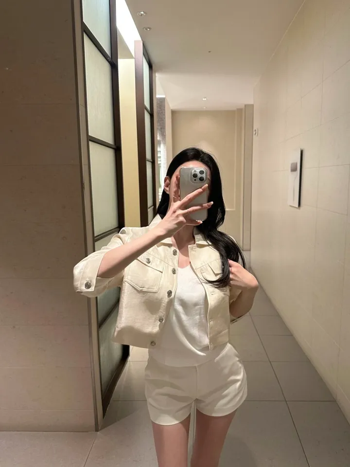 [ 선주문할인 ] 렉스 카라 글로시 펄 자켓 (3color) / 하이퀄리티 / ss 봄 & 썸머자켓 상세 이미지 20