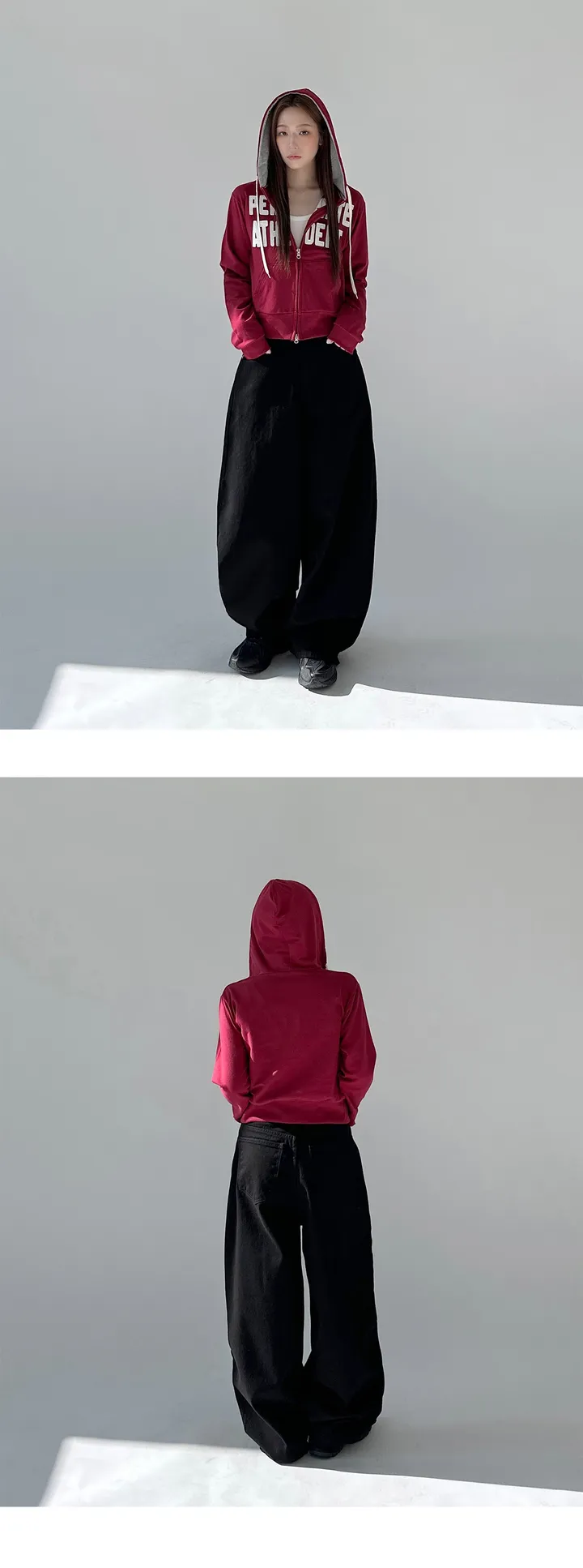 딥 패치 긴팔 후드 집업 상세 이미지 7