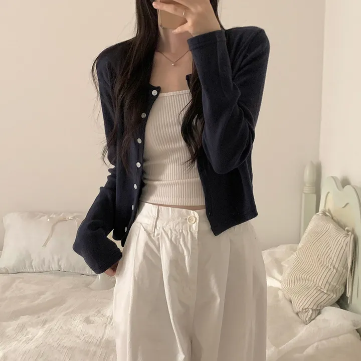 로로 펀칭 가디건 (8color) 상세 이미지 149