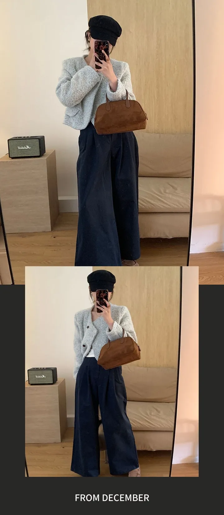 [주문폭주/재진행/컬러추가] 고퀄 울 부클 크롭  몽글자켓3COLOR 상세 이미지 5