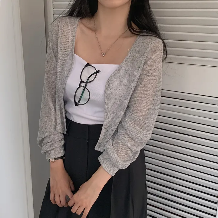 [햇빛차단☀️/블랙 당일출고!] 자체제작 #크치Made 순애 린넨 세미 크롭 볼레로 여름가디건 - cd (장마룩,워터밤,흠뻑쇼 필수템) 상세 이미지 36