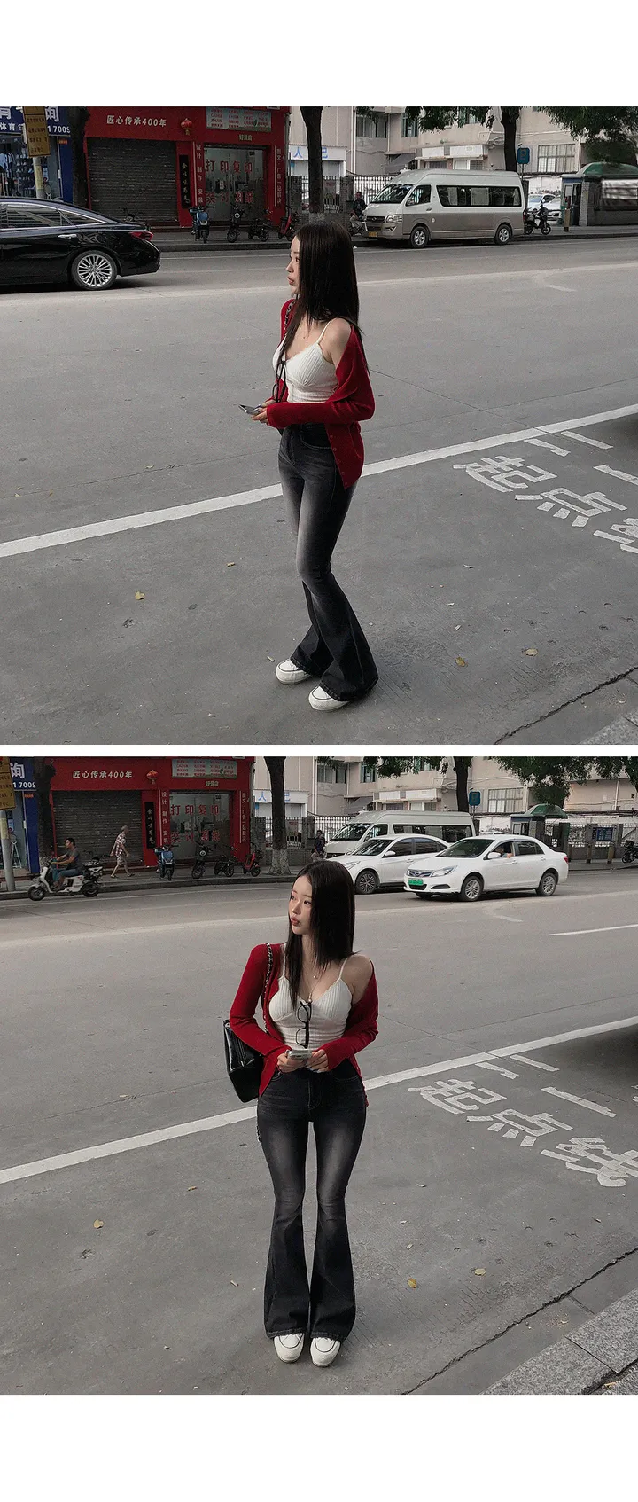 *단독진행/핏존예* 캐시 슬림핏 셔링 골지 소프트 가디건 셔링가디건 골지가디건 얼리어텀 가을가디건 가을아우터 가을옷 가을신상 상세 이미지 8