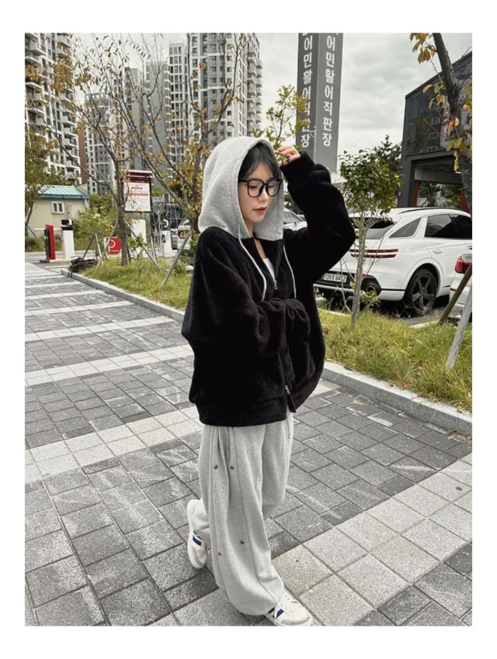 [당일배송][양털/뽀글이]후드 플리스 투웨이 겨울 따뜻한 데일리 점퍼 3color 묶음할인중 상세 이미지 83