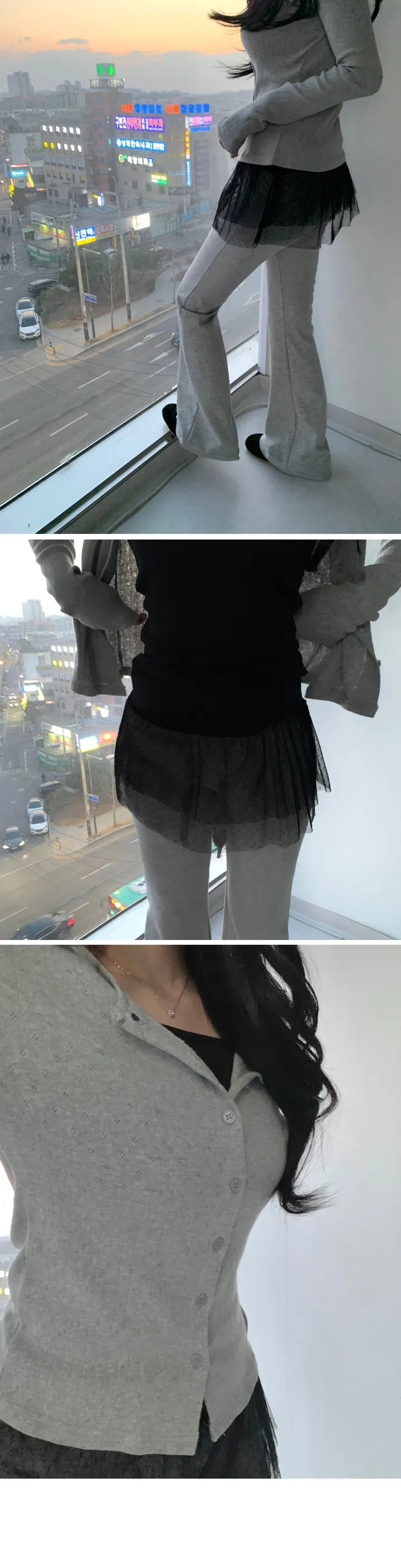 여리슬림💛 [팔뚝커버] 캔디 펀칭 가디건 상세 이미지 6