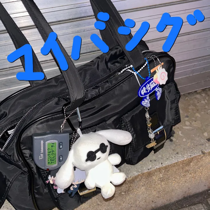 Unique pocket custom bag 나일론 포켓 데일리 숄더백 커스텀 가방 (2col,Black,Grey) 상세 이미지 2