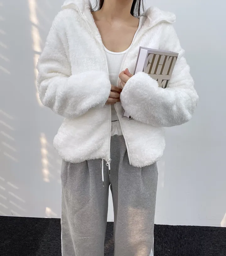 *부들양털후리스 3 SIZE * 후리스 가을 겨울 양털 오버핏 플리스 뽀글이 극세사 홈웨어 아우터 커플템 상세 이미지 22