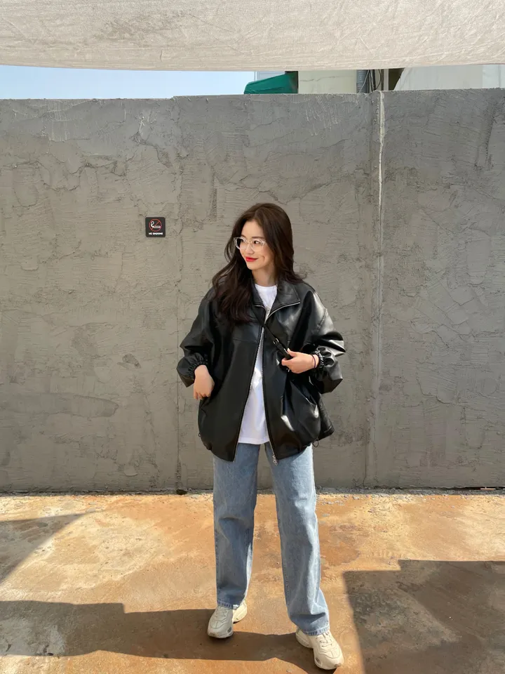 [주문폭주/MADE] 남녀공용 로제 오버핏 레더자켓 상세 이미지 84
