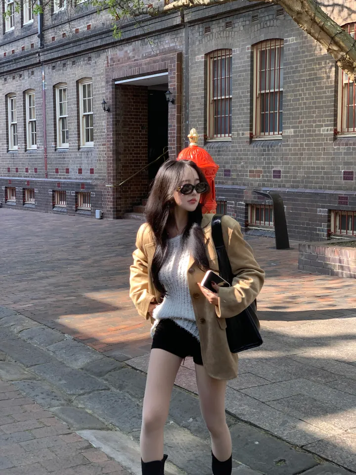 *찐고퀄[핏보장] 왕보들 스웨이드 루즈 카라 버튼 클래식 전체 안감 자켓-2col 상세 이미지 34