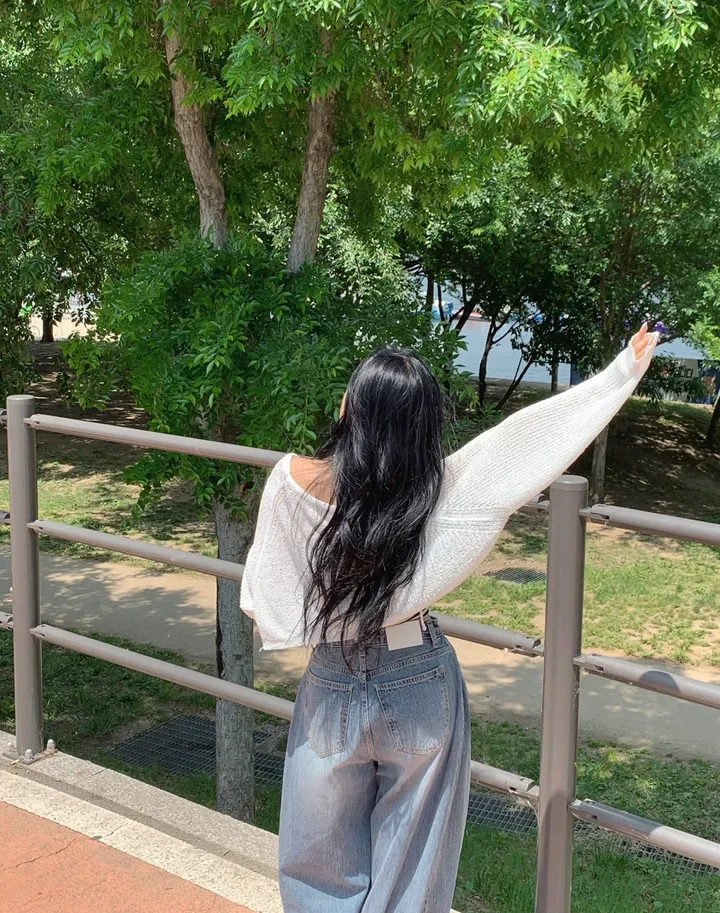 [여름필수☀/핏보장] 살안타템 8컬러 부클 썸머 살안타템 볼레로 리본 끈 크롭 루즈피 여리가디건 상세 이미지 6