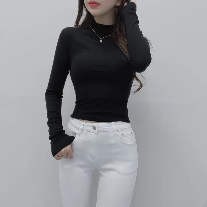 *여신미폭발*[고급글램핏/모델강추!]청담 며느리 반목 폴라 긴팔 티셔츠 상세 이미지 11