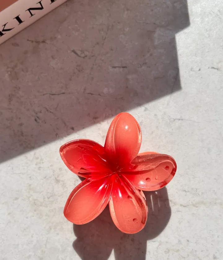 🌷집게핀증정/당일🌷 집게핀 봄 여름 13cm  투명 오로라 꼬임 사각 리본 유광 실버 하이틴 빅사이즈 꽃 반머리 묶음 헤어핀 머리핀 왕집게핀 헤어집게핀 헤어 집게삔 상세 이미지 17