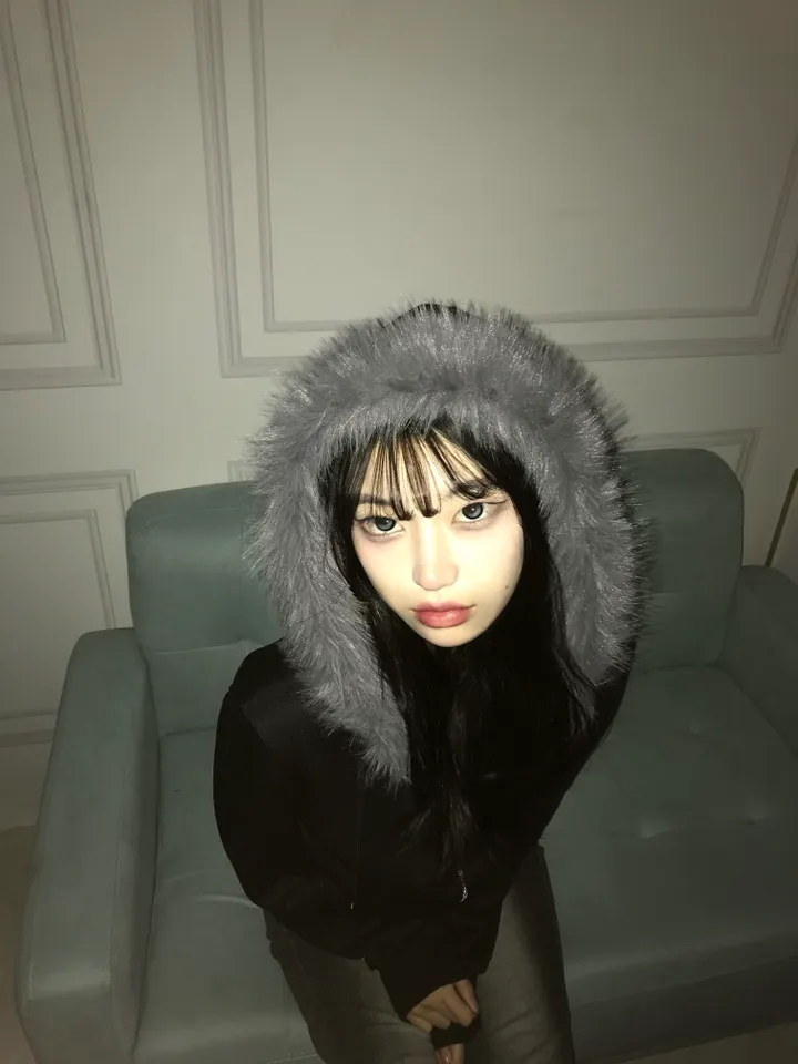 [*당일출고*/비교불가퀄리티] 위플래쉬st 빈티지 투웨이 블랙 퍼후드집업 상세 이미지 7