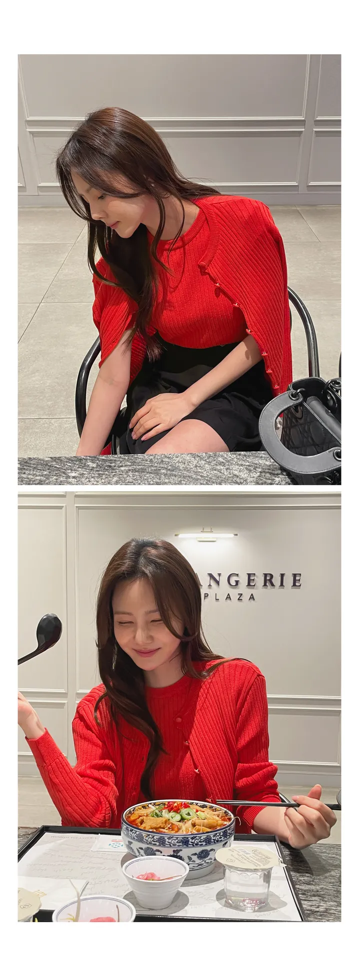 [단품구매가능] 레딜 라운드 골지 반팔 니트 가디건 상세 이미지 11
