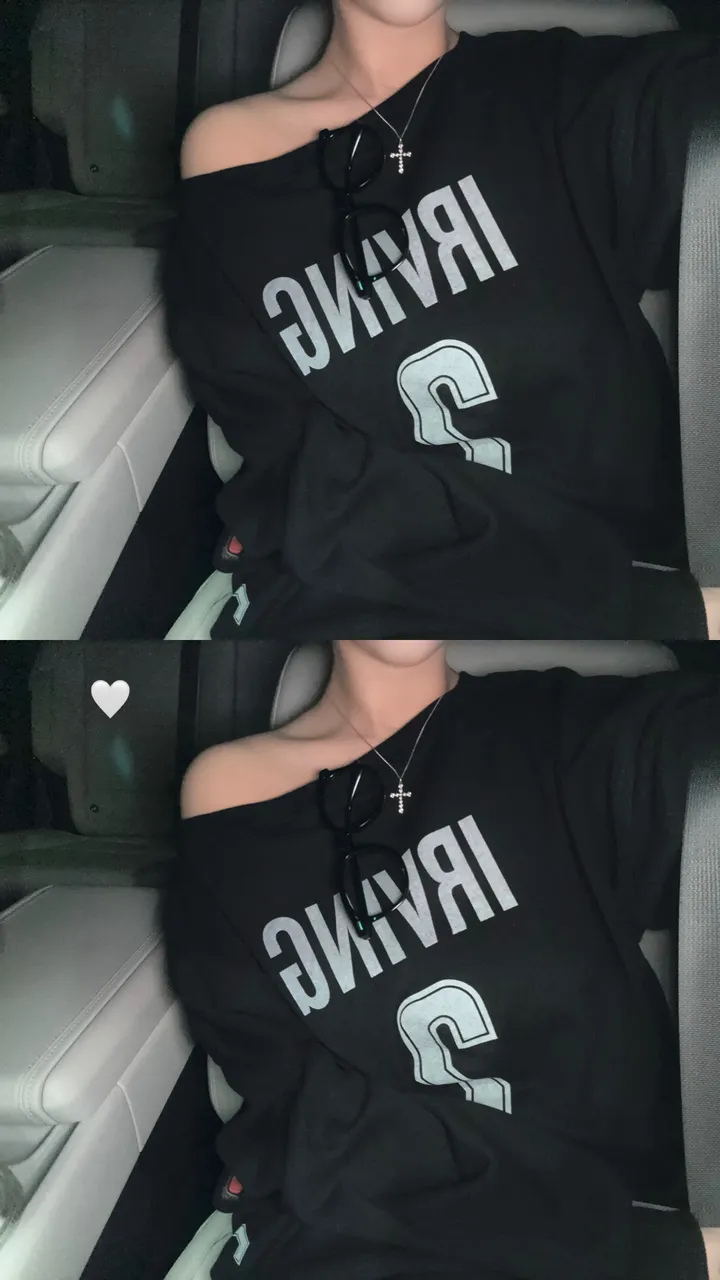 [부해보임X/마실룩set] 리빙 원오프숄더 맨투맨 와이드 팬츠 쭈리 세트 투피스 2col 오프숄더 상세 이미지 3