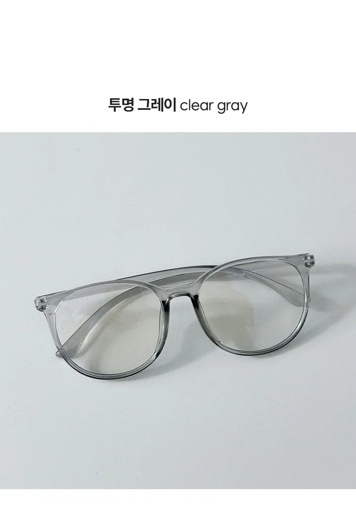 [당일💜인기최고] 블루라이트 차단 주문폭주 안경 투명 뿔테 빅사이즈 가벼운 시력보호 패션 뿔테안경 안경테 상세 이미지 18