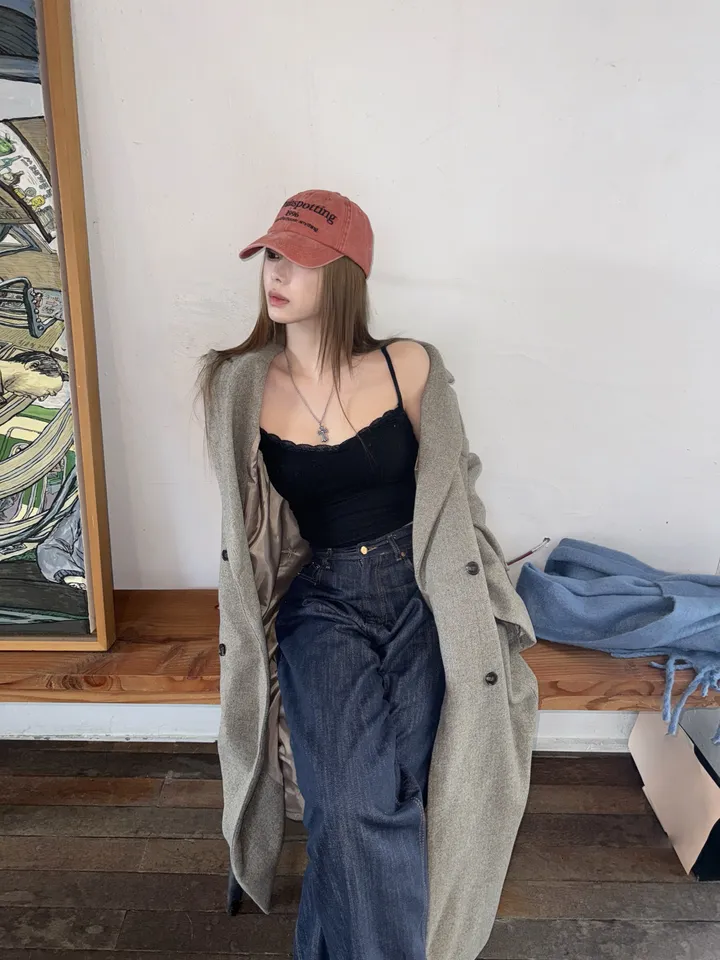 맥시 롱 코트 (3COLOR) 상세 이미지 3
