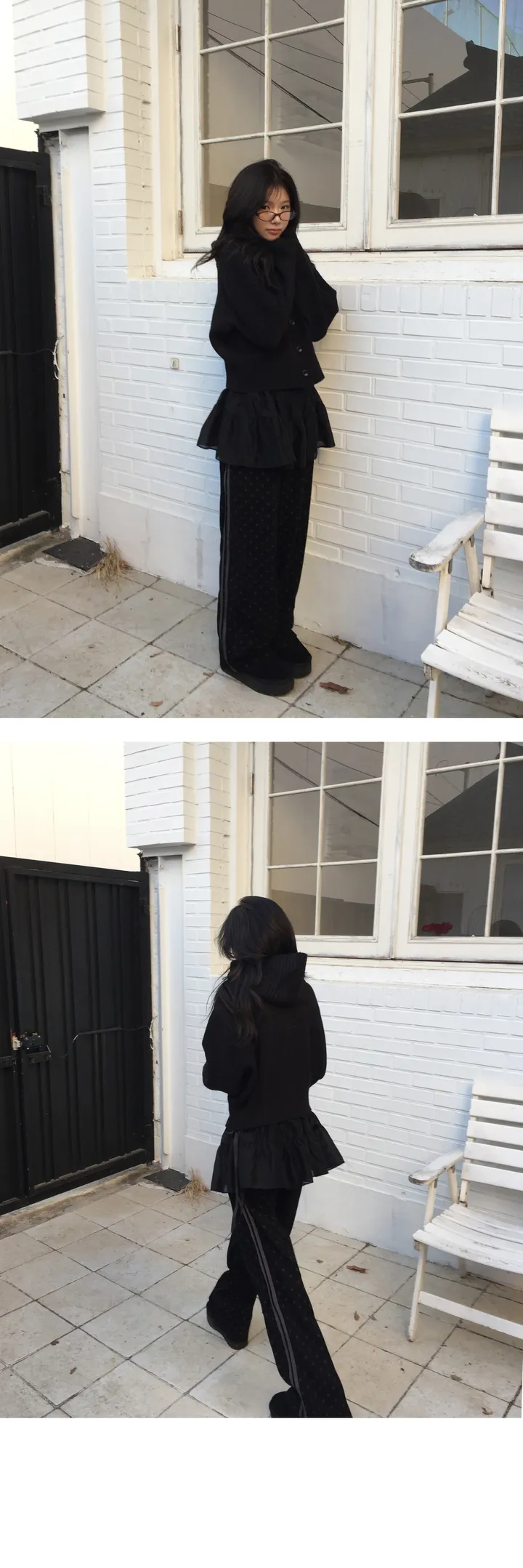 [데일리/빈티지🖤] 모루카 후드 버튼 하이넥 니트 가디건-5color 상세 이미지 23
