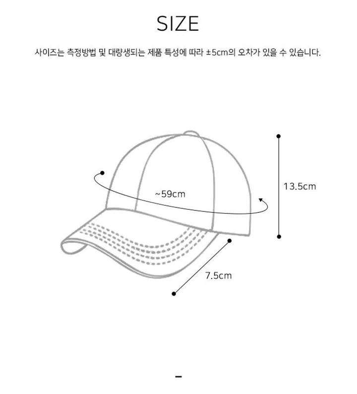 (1+1)야구모자 볼캡 커플템 보이즈 남녀공용 모자 로고볼캡 여행모자 7color 상세 이미지 10