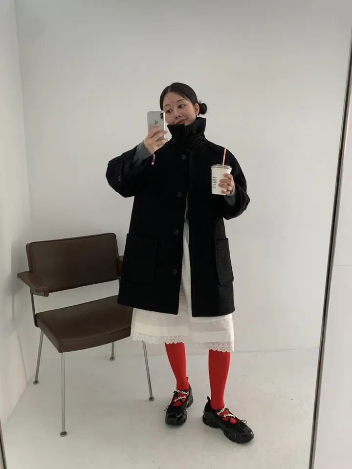 basic round cardigan (5color) 상세 이미지 12