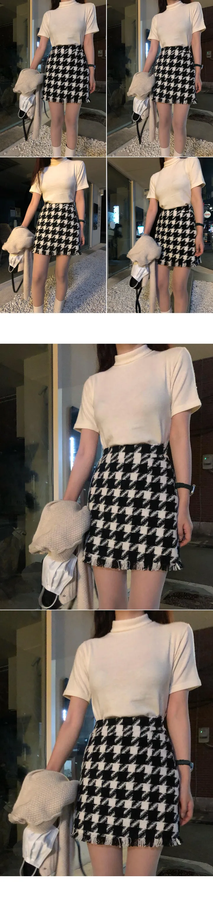 주문폭주[MADE] black pink tweed - set 상세 이미지 18