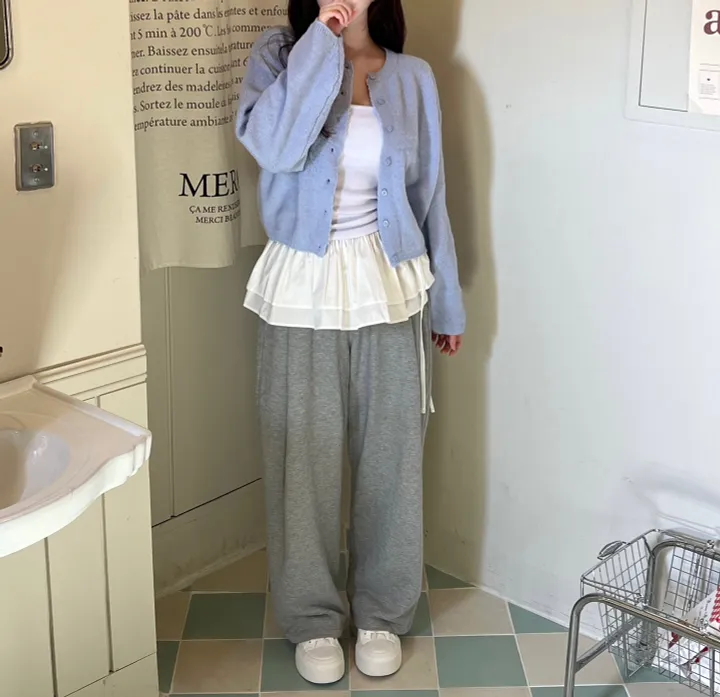 [다음날도착!당일배송/봄가디건/핏보장]라운드 벌룬 아방핏 니트 가디건/9color 상세 이미지 17
