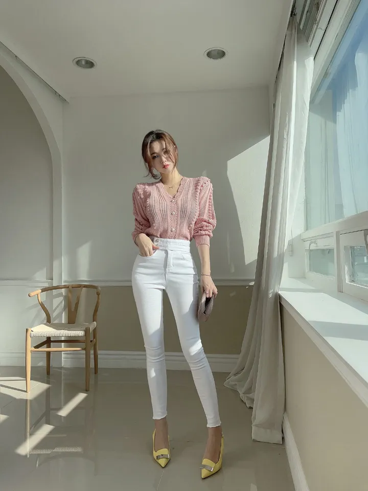 티에르 꽈배기 진주 가디건 상세 이미지 9