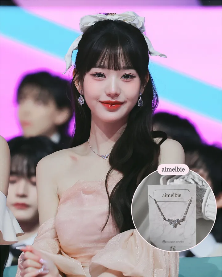 [아이브 장원영 착용/퀄리티UP!] Heavenly Crystal 큐빅 세미 초커 목걸이 - 실버 컬러 상세 이미지 16