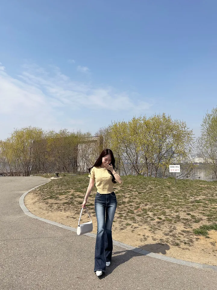 [자체제작/허리쏘옥/히든밴딩/기본,롱ver] -3kg 몸매 보정 워싱 롱 부츠컷 데님 청바지 롱팬츠 상세 이미지 61