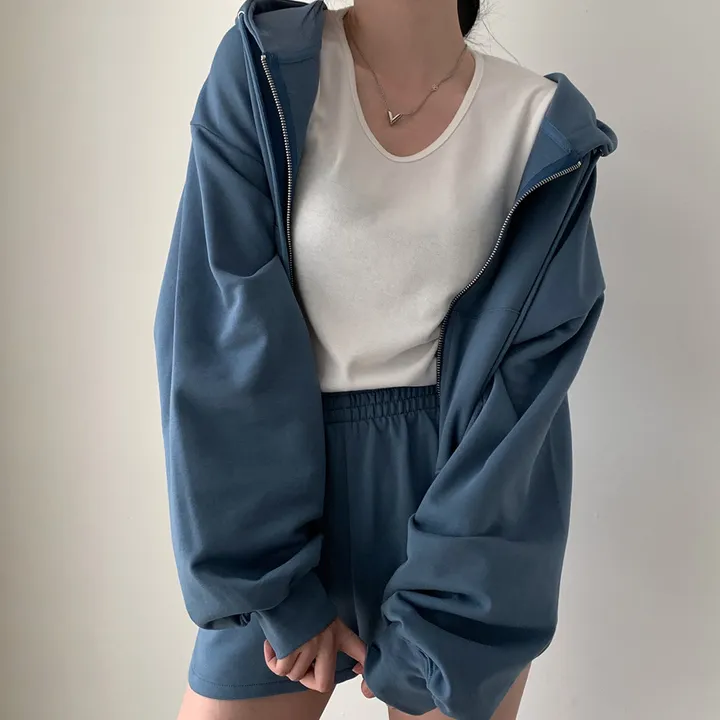 [💖후기극찬/봄,가을교복💖]  자체제작 #크치Made 꿈에 나온 핏, 사계절 입는 크롭 투웨이 후드집업 - zipup : 봄,봄아우터,봄자켓,가을,가을아우터 상세 이미지 94