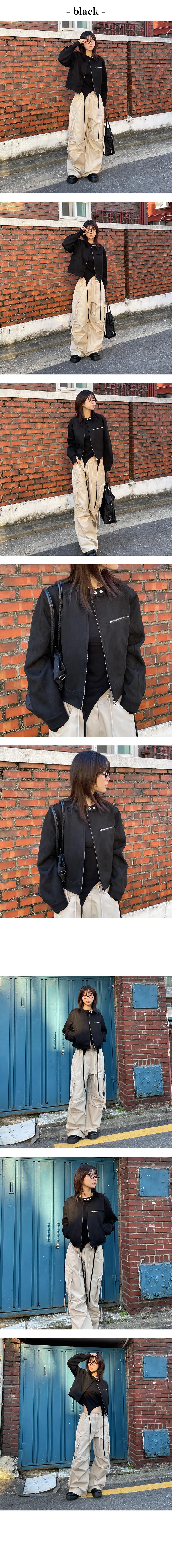 [당일발송🚀MADE/봄아우터/간절기]로멘 스웨이드 노카라 자켓(3colors) 상세 이미지 5