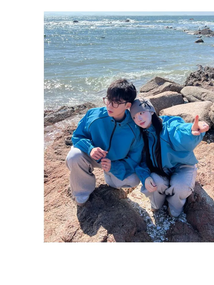 UNISEX [SS/하이넥] 래시 윈드러너 자켓 바람막이 점퍼 오버핏 커플 커플룩 시밀러룩 벌룬 와이드 트레이닝 팬츠 커플 커플룩 시밀러룩 여행 데이트 상세 이미지 3