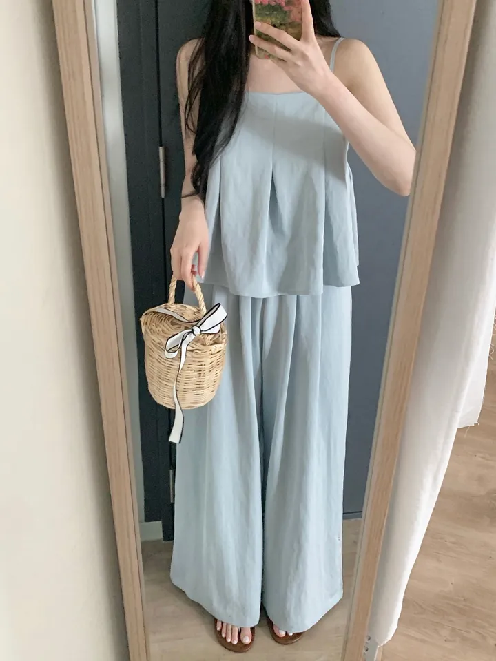 주아 린넨 뷔스티에 팬츠 세트 상세 이미지 24