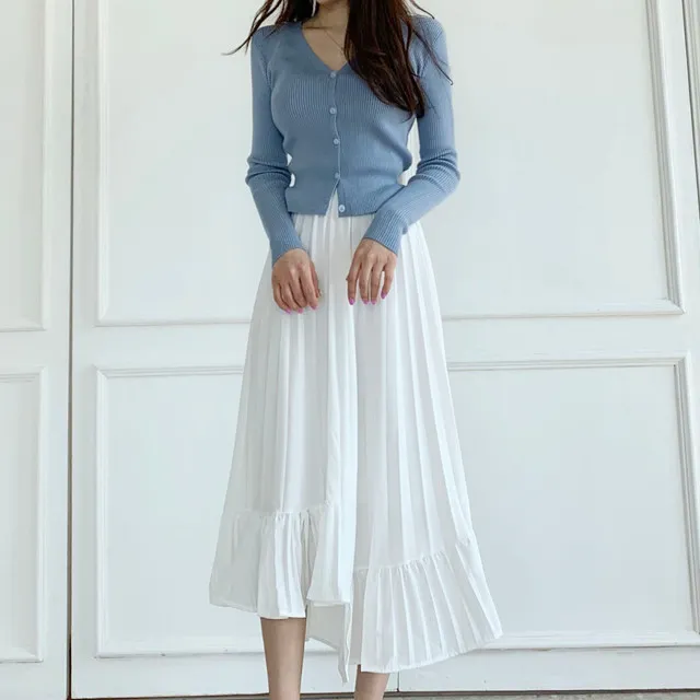 [묶음할인] 소프트 촉감 브이넥 글램핏 골지 가디건 ﻿아이보리 베이지 블랙 연두 소라 핑크 연보라 와인 카키 겨자 에메랄드 개강룩 새내기룩 봄 벚꽃룩 꽃놀이룩 개강여신 상세 이미지 87