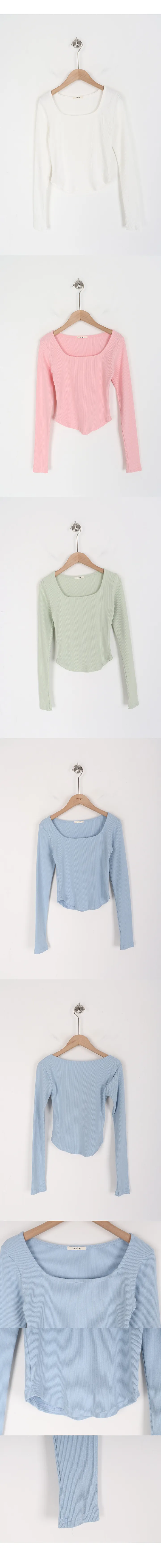 [MADE] 줄리엣 골지 스퀘어 티셔츠 (7color) / 24FW 뉴컬러 추가 상세 이미지 16
