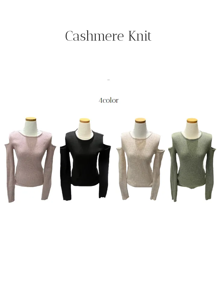 [ cashmere3% ] 골지 트임 긴팔티 (4color) 상세 이미지 7