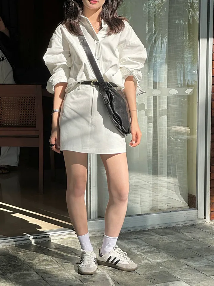 🎀봄신상 탄탄이 투피스 스커트세트 셔츠 남방 코디해결 상세 이미지 13