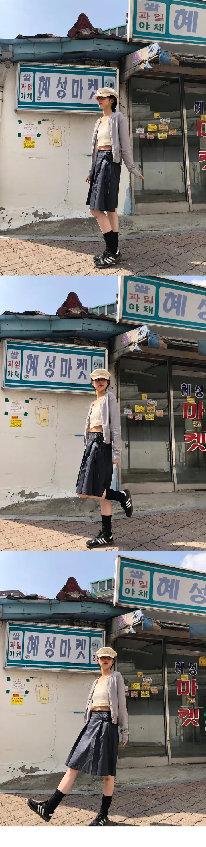 더블단 라운드 가디건(6cols) 상세 이미지 7